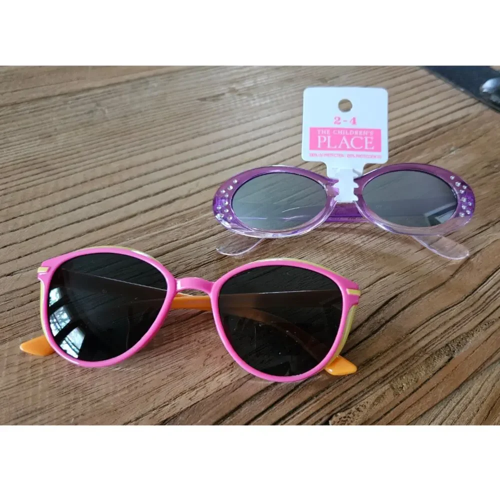 2 pairs of girls sunglasses, new, size 3+